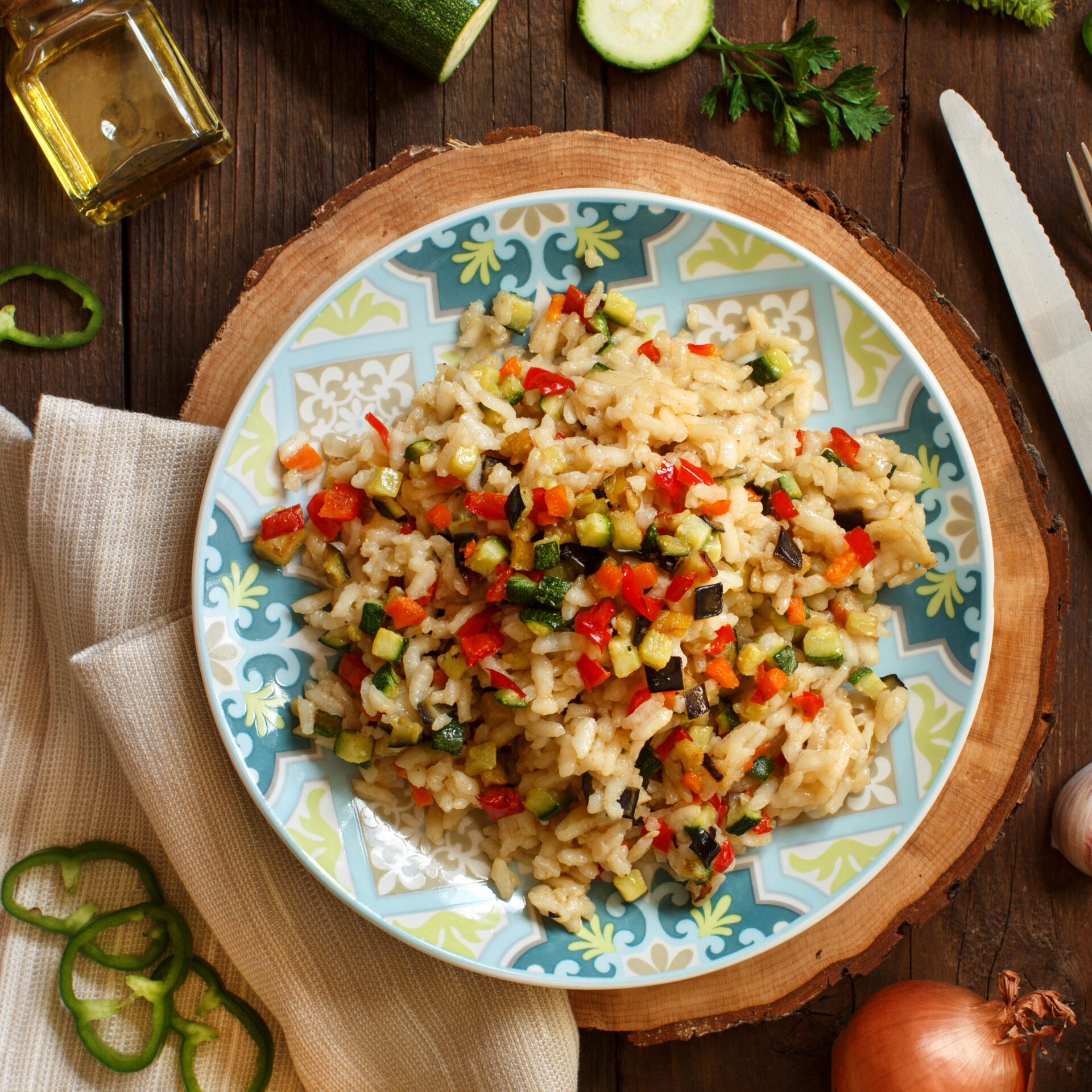 Risotto aux légumes